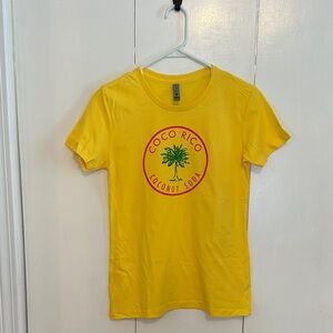 Yellow Coco Rico Graphic T-Shirt